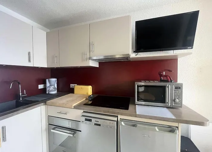 Apartament Arc En Ciel C - Coquet T2 Face A La Montagne Et Avec Vue Degagee Sur La 